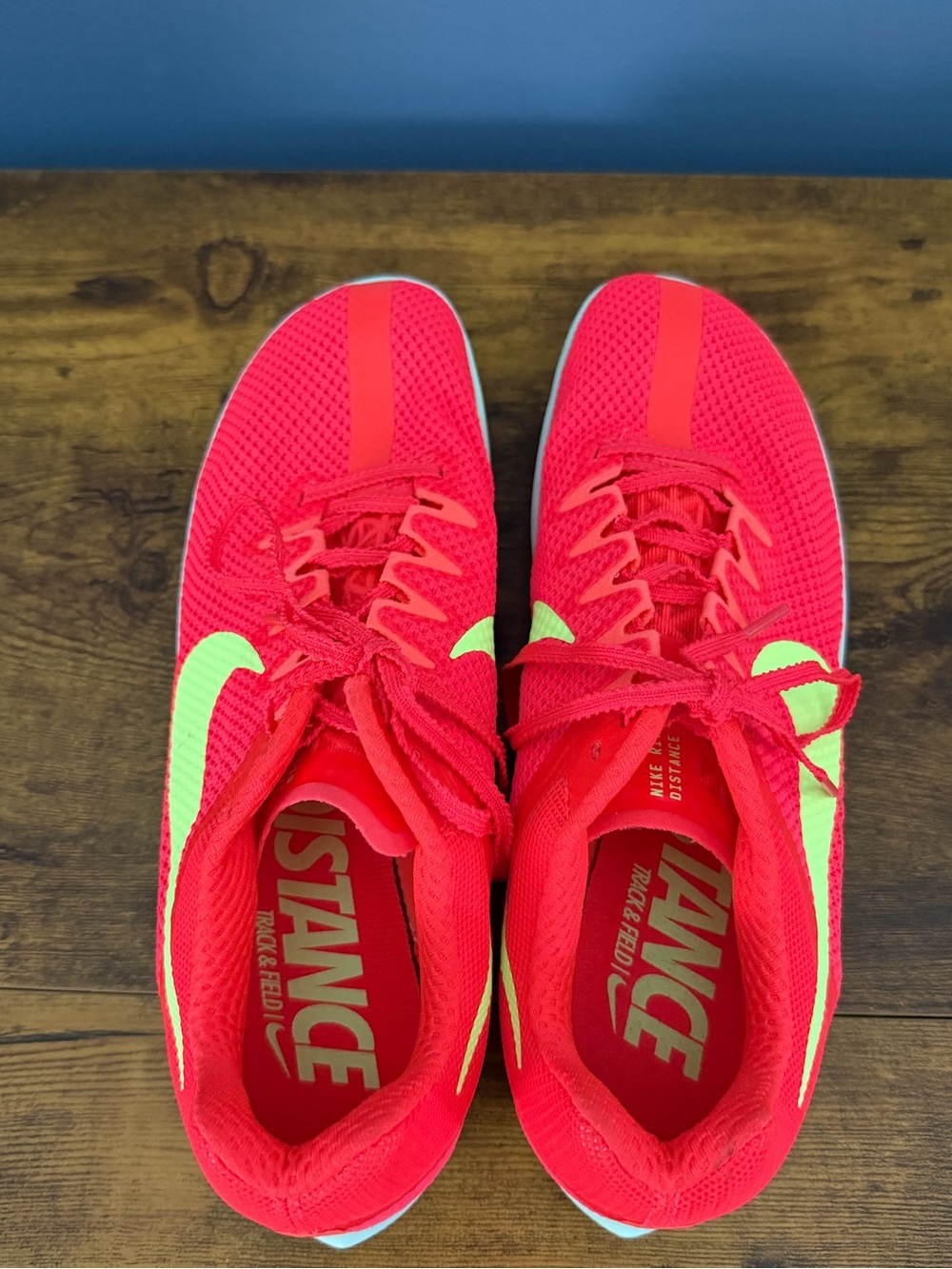 Nike Zoom Rival Distance Track & Field Crimson Red FZ9653-600 Mensh 8.5 No Spike